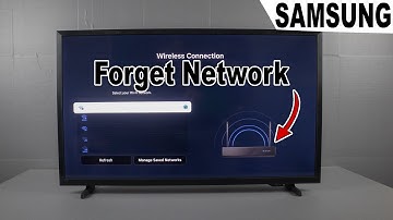 How to Forget WIFI Network on SAMSUNG Smart TV 2025