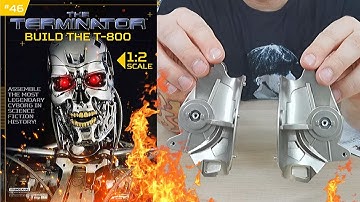 Build The Terminator T-800 Issue 46 - Working On The Right Pelvis (Speed Build)