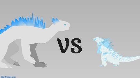 Titanus Shimo VS Frostbite Godzilla