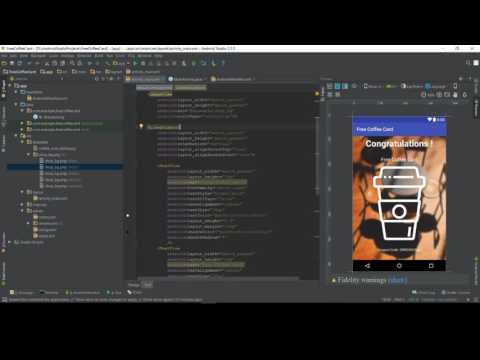 Free Coffee Card - Udacity Android Nanodegree Card App