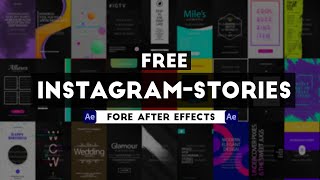 حزمة من قصص انستغرام الحديثة مجانا | أدوبي أفتر افكت - Free Instagram Stories | Adobe After Effects