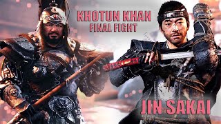 Jin Sakai VS Khotun Khan || Boss Fight || Final Fight || [4K 60FPS PC ULTRA]