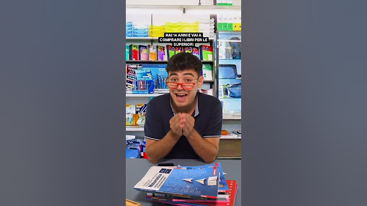 Hai 14 ANNI e vai a COMPRARE I LIBRI per le SUPERIORI - Gabriele Vagnato