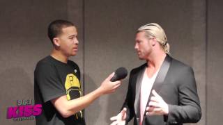 WWE Superstar Dolph Ziggler with Hughes from 96.1 KISS