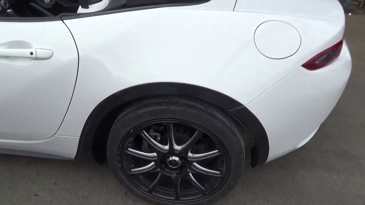 ND ロードスター フェンダーエクステンション イーカスタム - YouTube