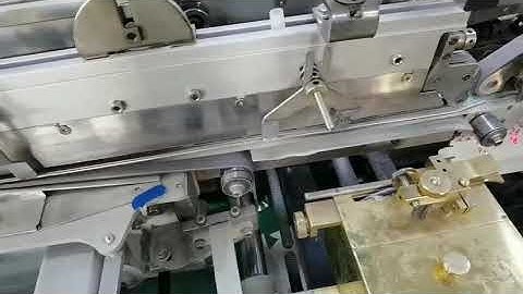 DGM folder gluer is making small box