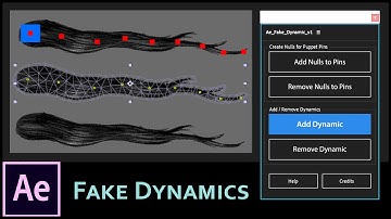 How to use After Effects Fake Dynamic for Cloth, Hair, Rope, etc.