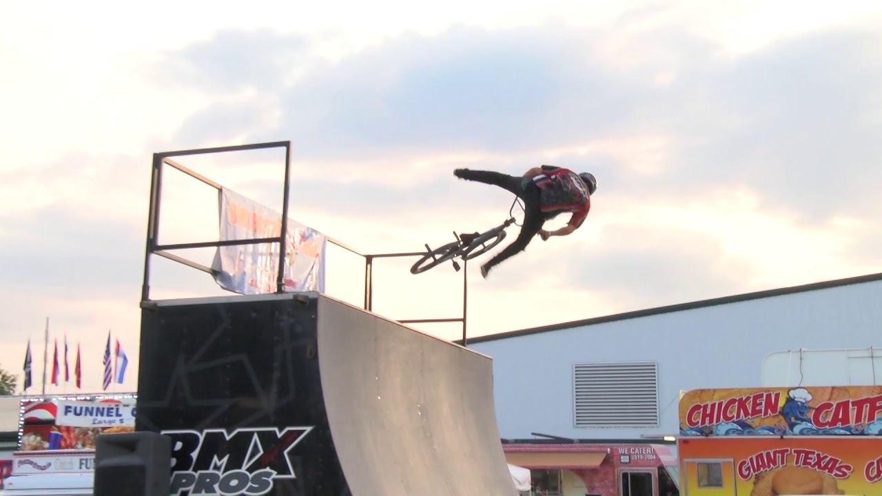 BMX Pros Trick Team 2017 Williamson County Fair YouTube