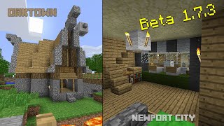 Minecraft Beta 1.7.3 - Oaktown Fishing Hut + Newport Apartment!