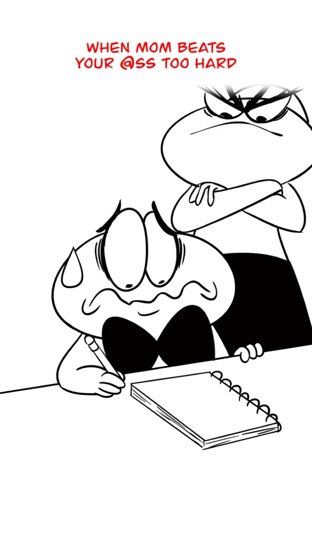 Mom Gets Too Angry ? (Animation Meme) #shorts
