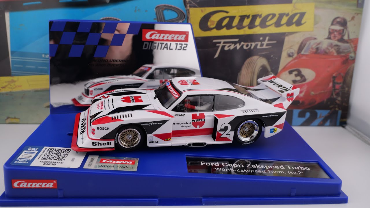 Carrera 20031042 Ford Capri Zakspeed Turbo A Escala 1:32, Digital 132, Con Luces Delanteras Y Traseras, Licencia Original Coche Slot Ford Capri 1:32 Carrera 20031042 Ford Capri Zakspeed Turbo A Escala 1:32, Digital 132, Con Luces Delanteras Y Traseras, Licencia Original Coche Slot Ford Capri 1:32