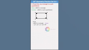 Class 10 Geometry Practice Set 3.4 Question 5 | Maharashtra board
