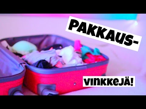 Video: Pakkausvinkkejä lentomatkustajille