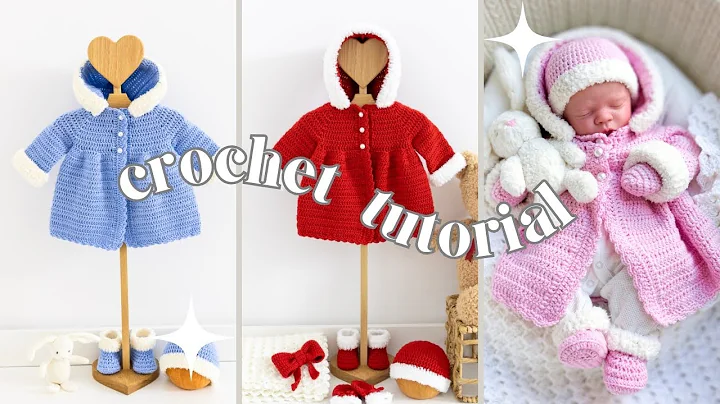 EASY Crochet Baby Coat with Hood! (with a COSY Fur...