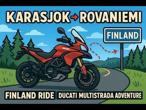 Ducati Multistrada from Nordkapp – On the Way to Santa Claus ep.4