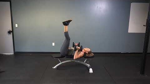 Deadbug Dumbbell Bench Press