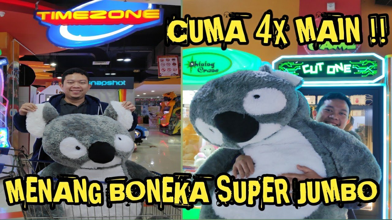 CAPIT BONEKA BESAR CUT ONE DARI TIMEZONE!! MAU TAU CARA NYA?