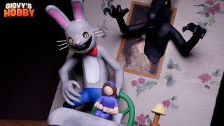 Mr Hopps Tiny Diorama ➤ Mr hopps playhouse 2 ★ Cosclay Polymer Clay Tutorial