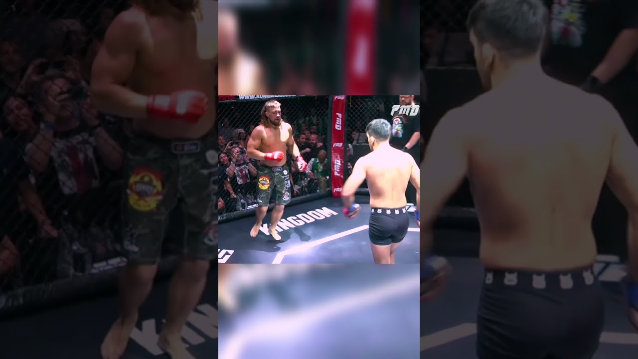 Round one's best MMA action between Mehdi Bagheri and Glenn Sparv #shorts