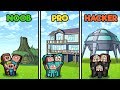 Minecraft - VACATION HOUSE CHALLENGE! (NOOB vs PRO vs HACKER)