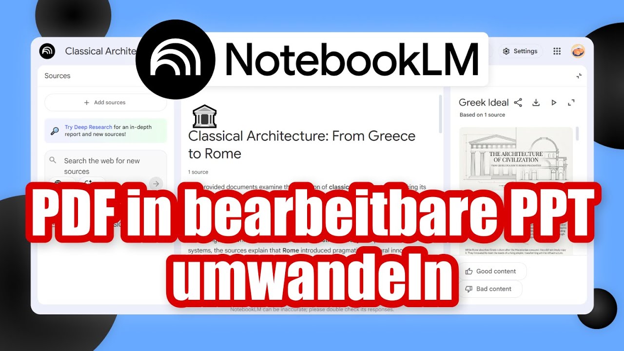 [KOSTENLOS] So konvertierst du NotebookLM Slide Deck PDF in bearbeitbare Präsentationen