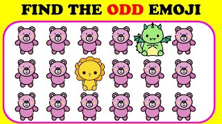 Find The Odd Emoji Quiz #30 | Can You Find The Odd One Out ? Spot The Difference ! Test Your Eyes !