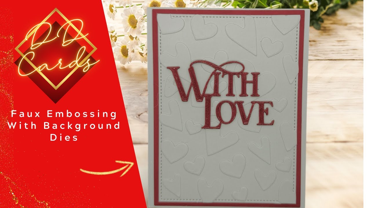 Faux Embossing: How to Emboss Without a Machine - YouTube