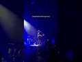 Broken live from Roundhouse, thanks for singing along and helping me out!