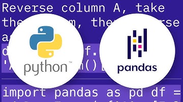 Reversed cumulative sum of a column in pandas.DataFrame