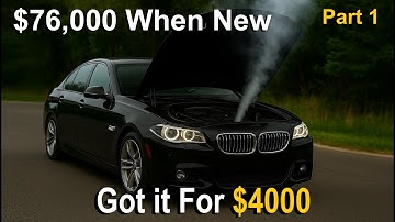 I Bought a $76,000 BMW 550i for $4000 And Attempted To Fix It  (Part 1 of 8)