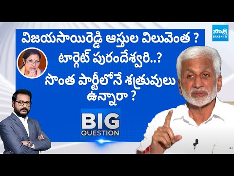 Vijay Sai Reddy Exclusive Interview | Chandrababu | Pawan Kalyan | CM Jagan | Big Question|@SakshiTV - SAKSHITV