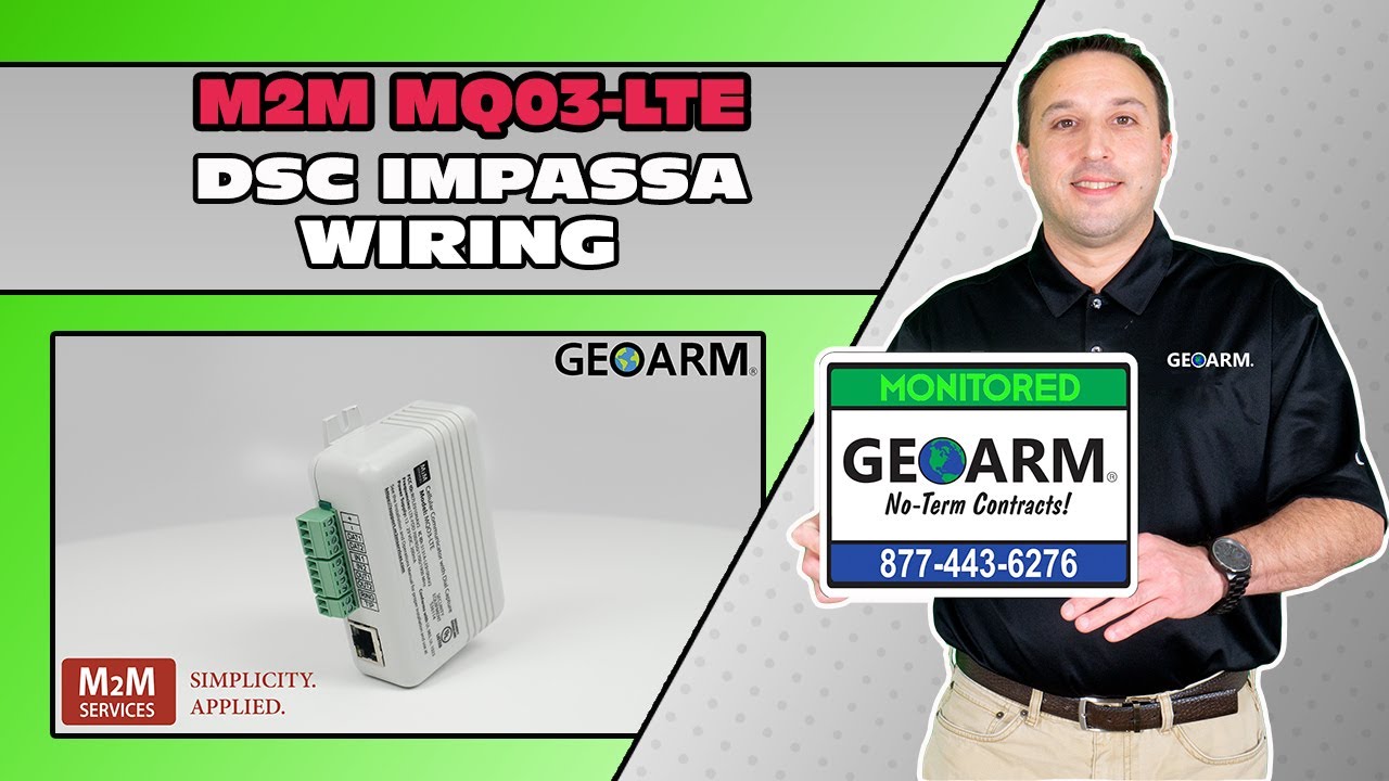 M2M MQ03-LTE Dual Path Communicator: DSC Impassa Wiring