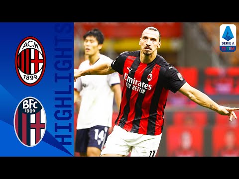 Milan 2-0 Bologna | Una doppietta dell’eterno Ibrahimovic lancia il Diavolo | Serie A TIM