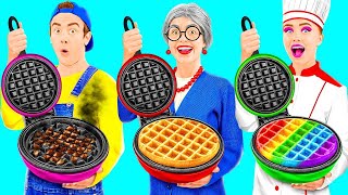 Me vs Grandma Cooking Challenge Simple Secret Kitchen Hacks and Tools by Fun Challenge