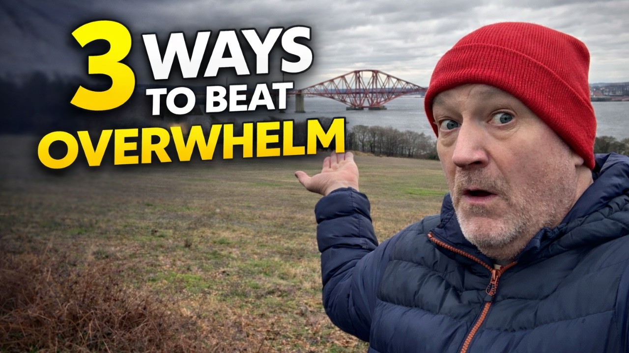 Why you're really overwhelmed, and 3 ways to take back control.