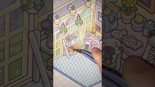 ASMR DIY 3D miniature sticker scene: little sheep flower shop 🐏🌺🛍️💖 #asmr #diy #cute #satisfying