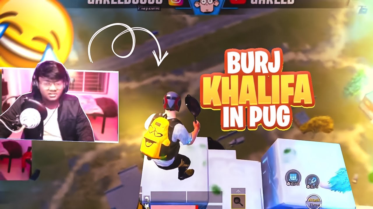 MAKING BURJ KHALIFA ft. SHWETA IN PUBG MOBILE | HIGHEST POINT IN PUBG MOBLILE | PUBG FUNNY MOMENTS