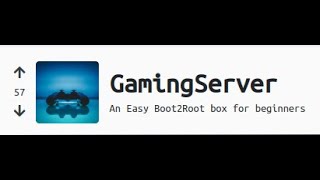 [Tryhackme] GamingServer Write Up!