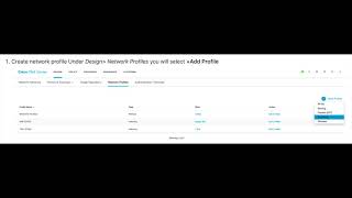 Network Profiles - Templates - Onboarding - Day N