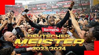 Deutscher Meister Bayer 04! Letzte Sekunden, Platzsturm, WIR SIND MEISTER!