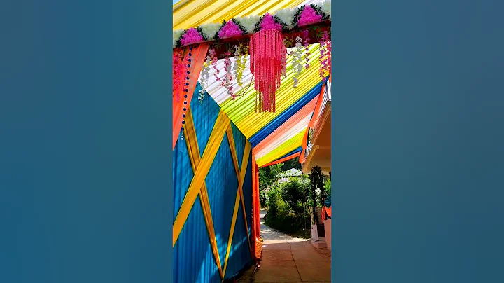 Magical Wedding Decor Shadi Stunning❤‍🔥#wedding #ytshorts #shortsfeed #shorts #viral #trending #love