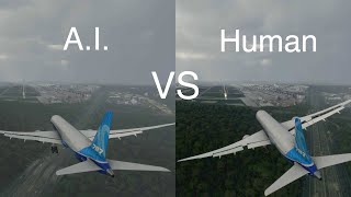 Computer Pilot VS Human Pilot - FS2020 Artificial Intelligence