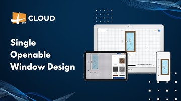 Window and Door Software | Single Openable Window Design | EvA Cloud #WindowDesignSoftware