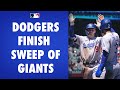 The Dodgers offense erupts for 11 runs in their sweep of the Giants!