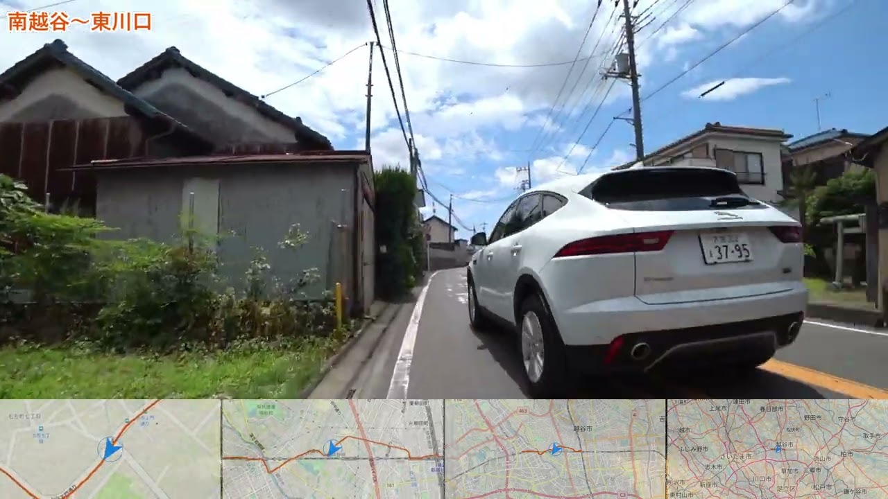 隣駅まで自転車で行く 南越谷駅～東川口駅