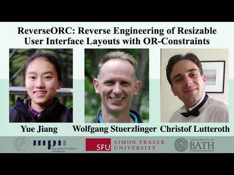 ReverseORC: Reverse Engineering of Resizable User Interface Layouts with OR-Constraints (CHI2021)