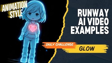 Runway Gen-4 AI Video Example Series: "Glow" (Animation)