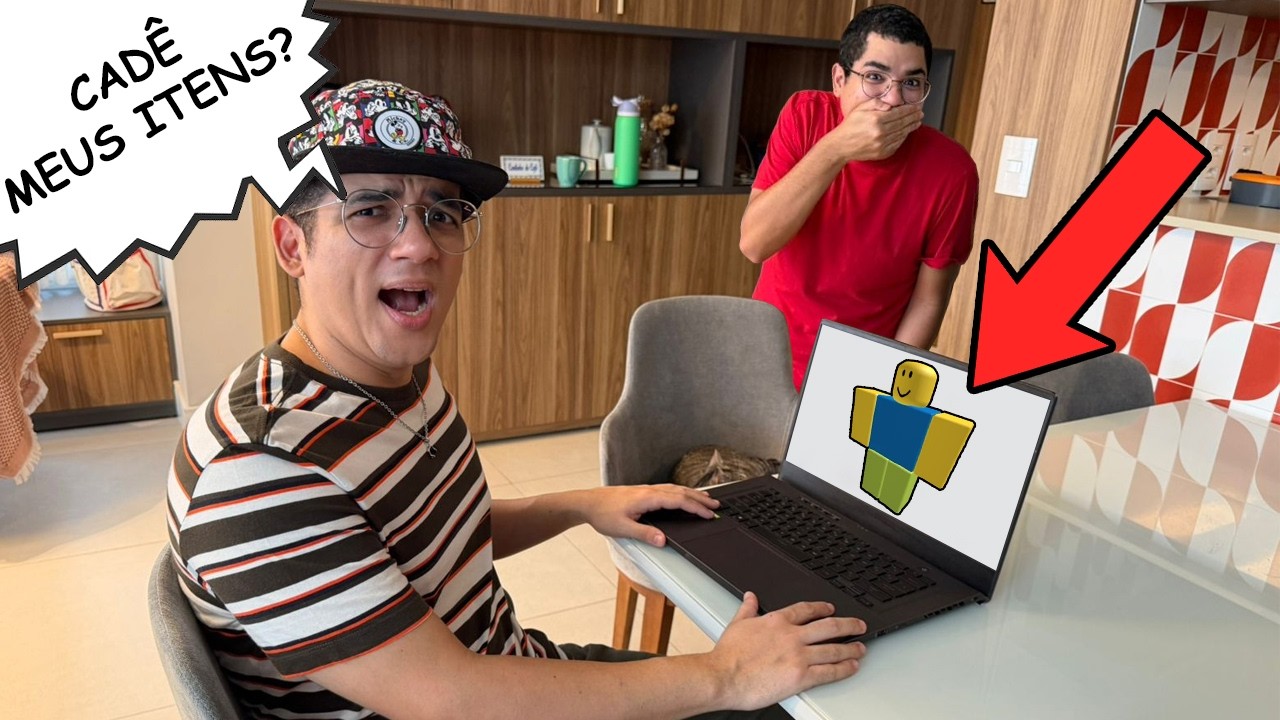 MEU IRMÃO PEGOU TODOS OS MEUS ITENS DO ROBLOX! (fiquei sem nada?)