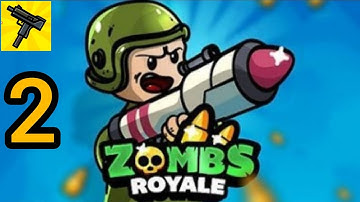 Zombie Royale Io Offline Gameplay Walkthrough Part 2 - Zombie Defense & Shooting - Android & ios 222