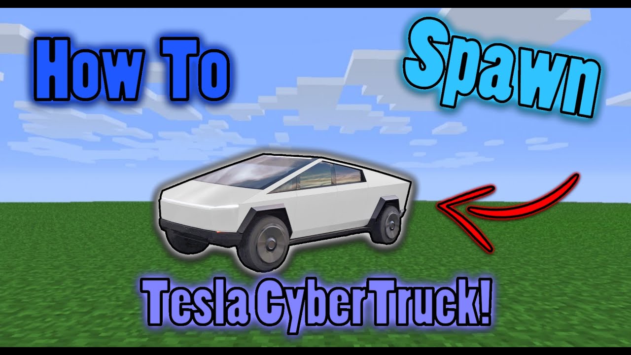 Tesla Cybertruck But It Is In Minecraft Working Cybertruck In Minecraft By Jplayspe